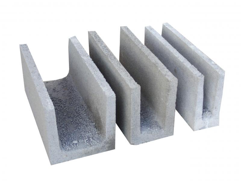 Canaletas 9 x 19 x 39 cm; 14 x 19 x 39 cm; 19 x 19 x 39 cm